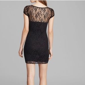 Guess xs little black lace dress (nwt)